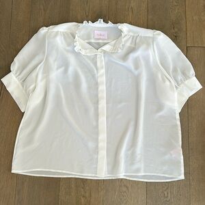 SELKIE - The Victorian Blouse in Milk